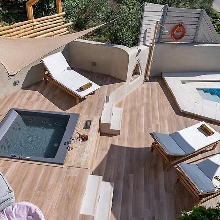 Verekinthos Villas - Pool, Hot Tub, Bbq, Kids Playground, Stunning Mountain Views Yerolákkos Eksteriør billede