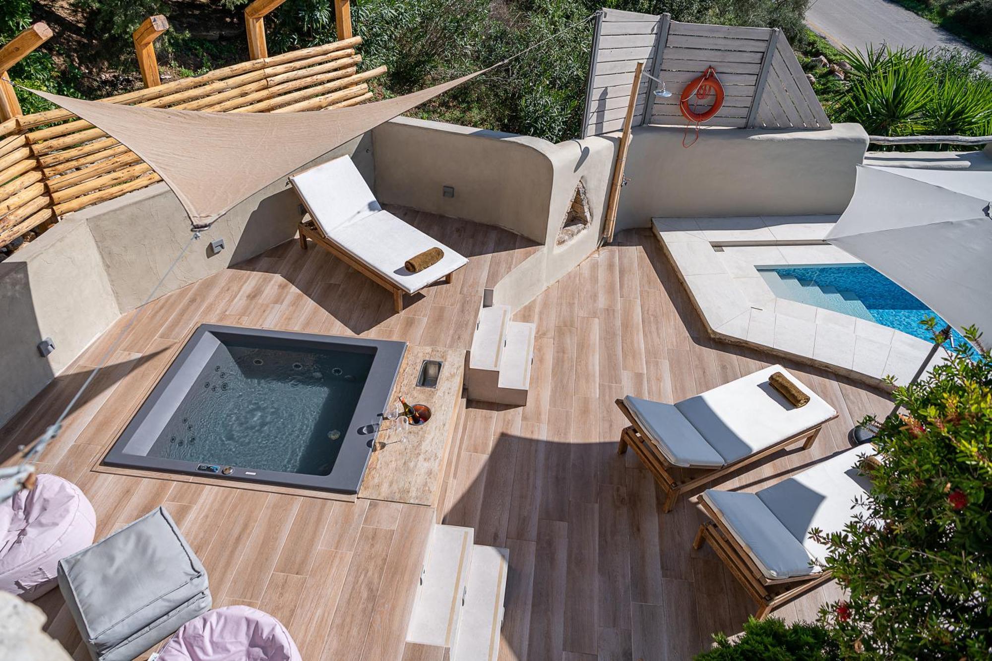 Verekinthos Villas - Pool, Hot Tub, Bbq, Kids Playground, Stunning Mountain Views Yerolákkos Eksteriør billede